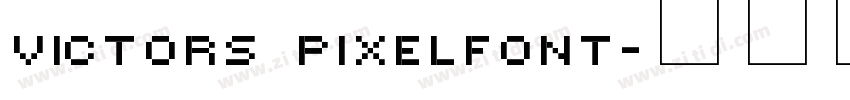 Victors PixelFont字体转换
